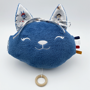 Doudou Musical Pirate Bleu