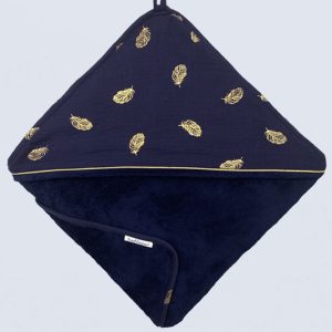Cape de bain éponge de bambou Feuille d&rsquo;Or
